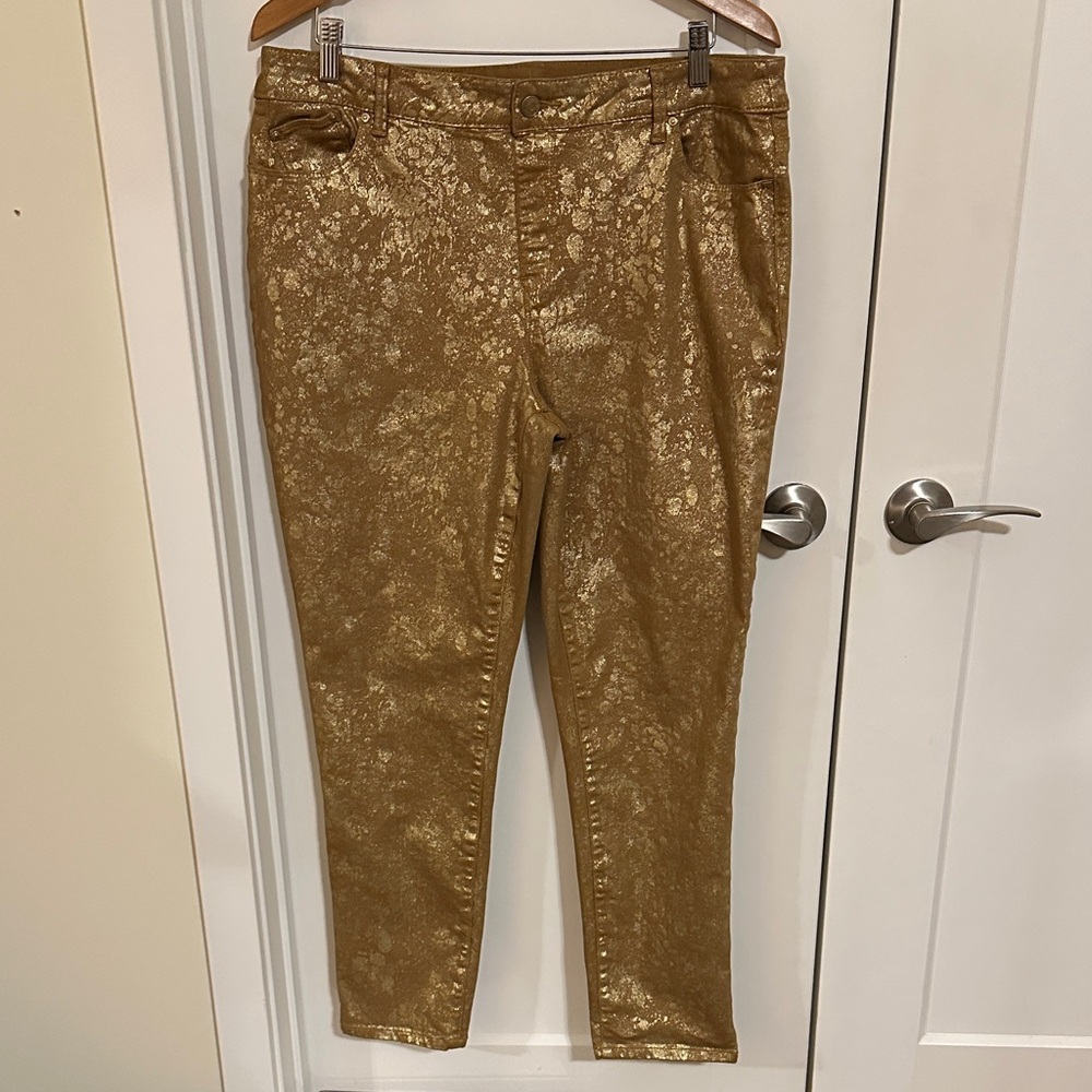 NWOT Chico's Platinum Jegging sz 2.5